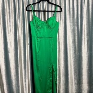 NBD Spaghetti Strap Green Dress